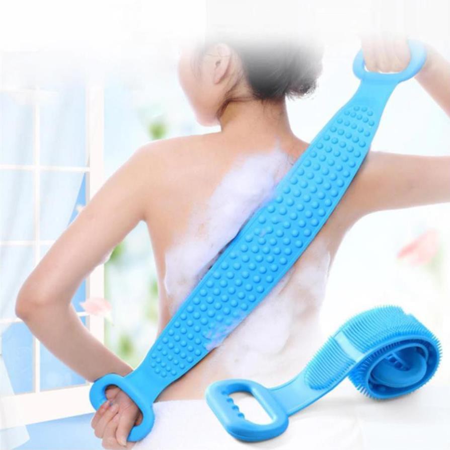 Dây đai chà lưng 2 mặt đa năng dụng cụ bằng kỳ cọ massage tẩy da chết khi tắm