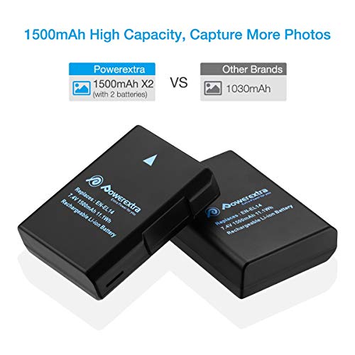Pin Lithium-ion EN-EL14 Cho Nikon D3300/D3400/D5300/D5500/D5600/D7200/D7100/D7000 - Màu Đen