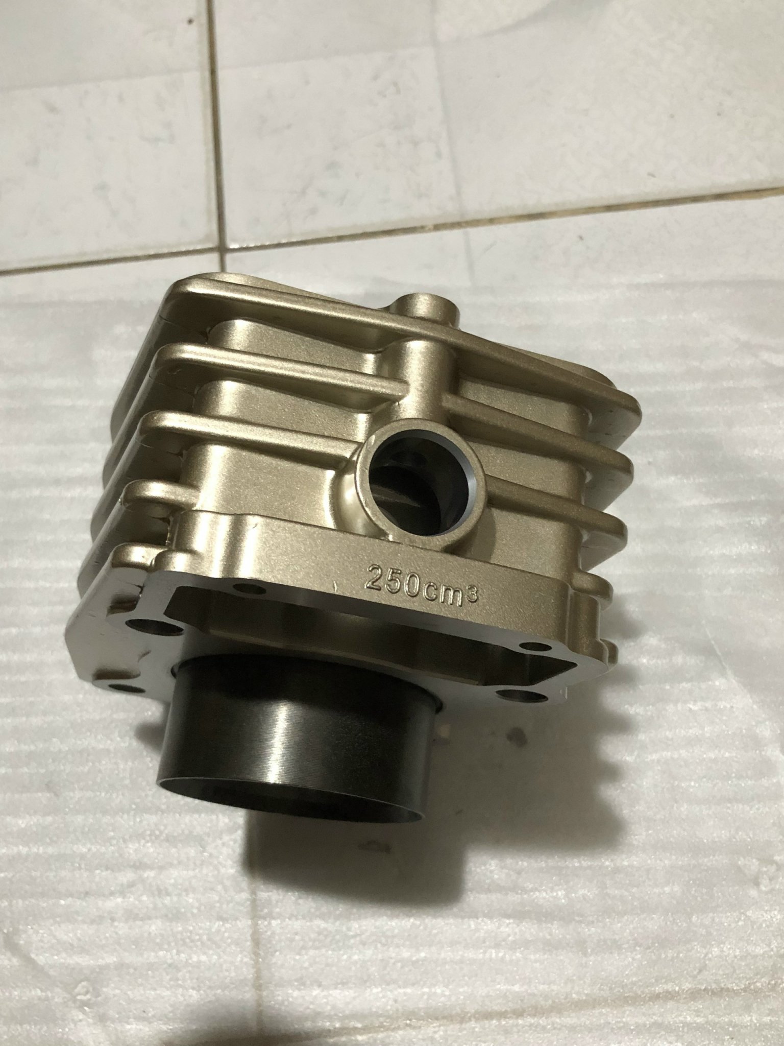 bộ nòng + piston bạc Yingxiang 250 gân (có tản nhiệt)