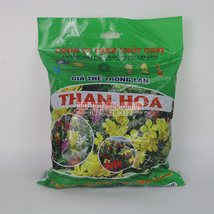 Than hoa giá thể trồng lan gói 1kg