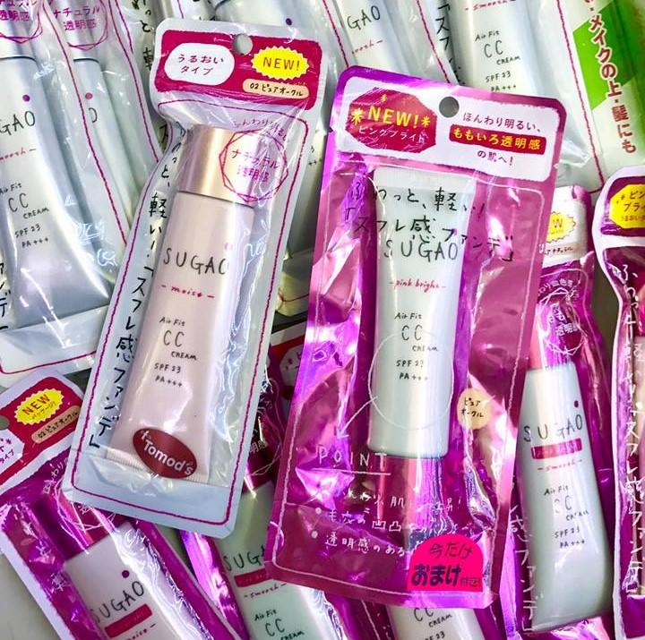 Kem CC Cream Air Fit SUGAO 25g (Trắng Hồng)