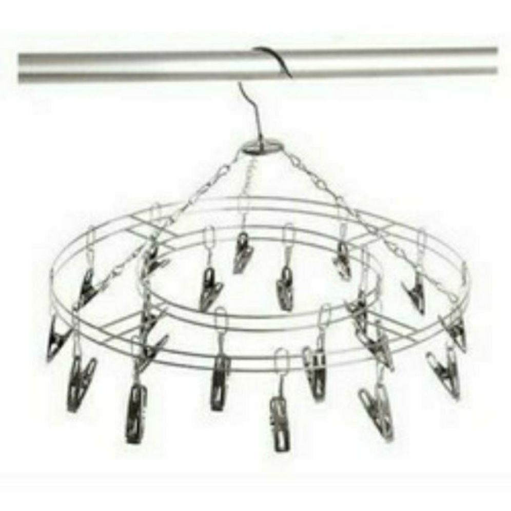 móc Tròn, Móc chùm inox phơi quần áo