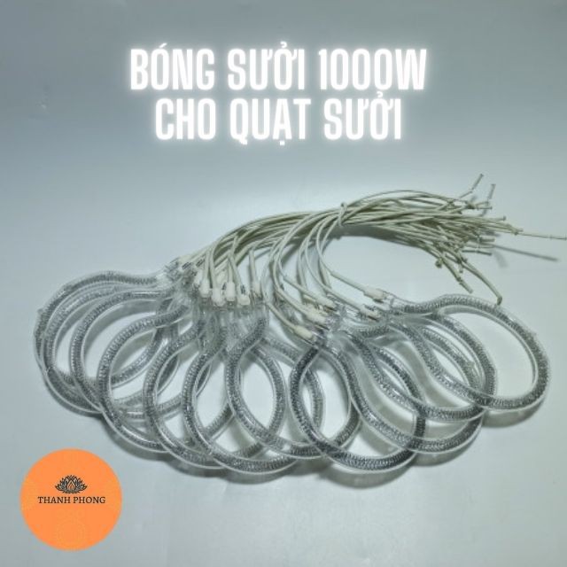 Bóng Sưởi Halogen Cho Quạt Sưởi Chữ U 1000W Hàng Chất Lượng Cao