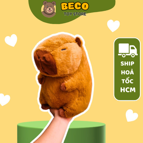 Gấu Bông Capybara Đeo Balo Dễ Thương Êm Mịn
