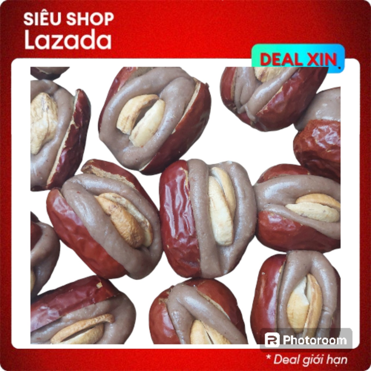 TÁO TÂN CƯƠNG KẸP SỮA SOCOLA MIX HẠT ĐIÈU