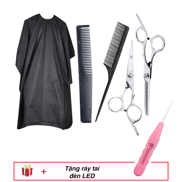 2 PCs hair trimming & hair clipper trimmer ear wax maker comb with LED light
