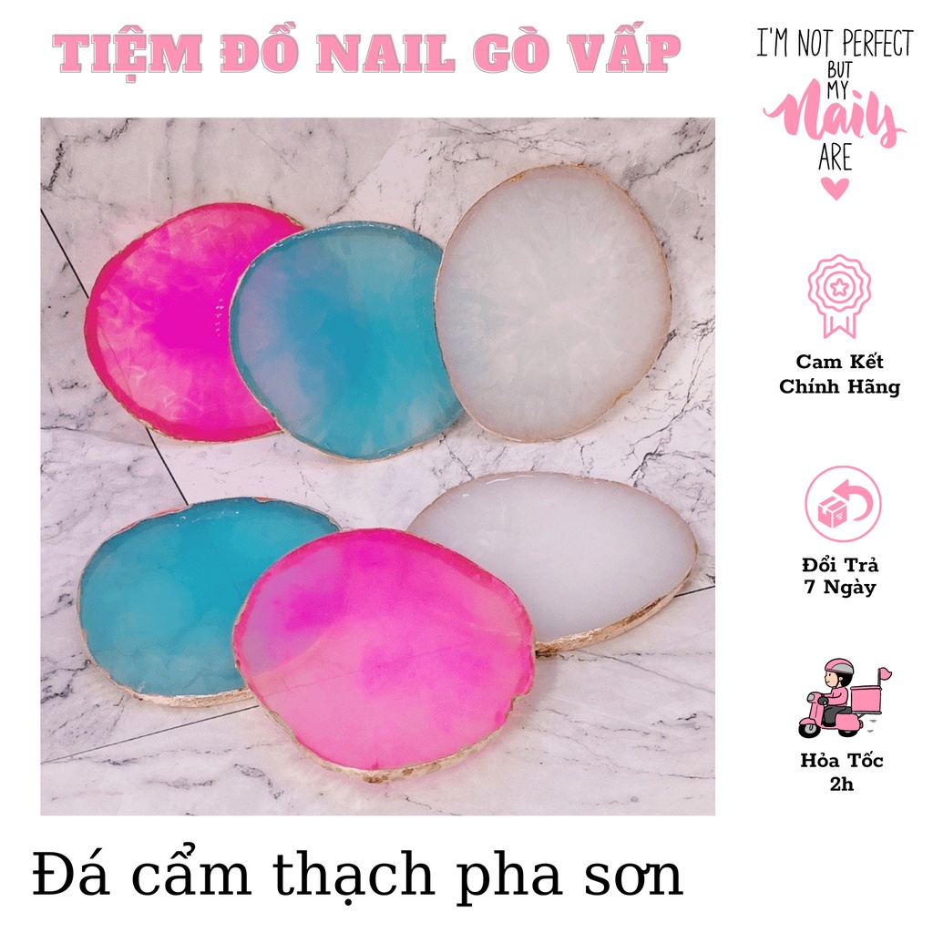 Đá Cẩm Thạch Pha Màu Sơn Gel - Dụng Cụ Làm Nail