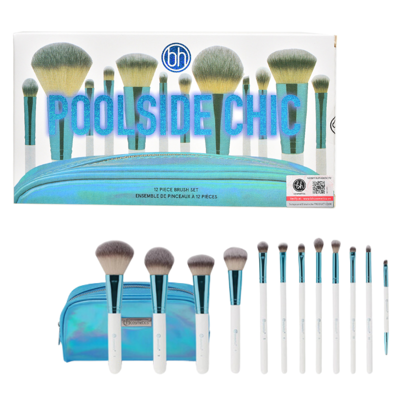 [HCM]Bh Cosmetics Poolside Chic 12 Piece Brush Set