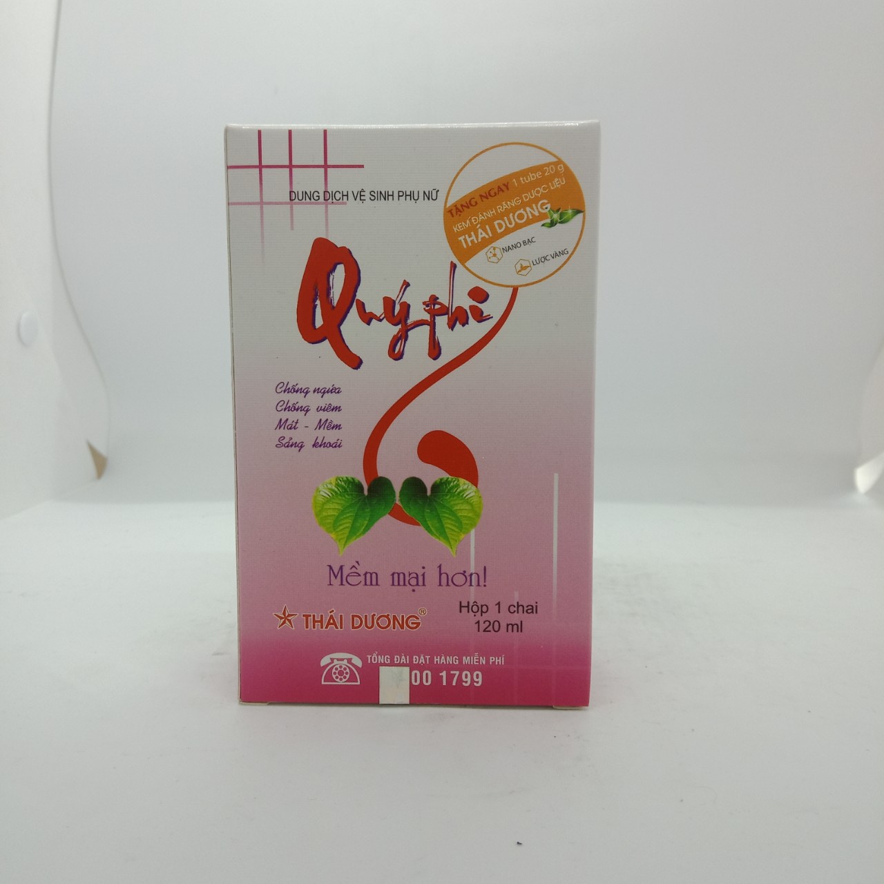 Dung dịch vệ sinh Quý Phi đỏ chai 120ml