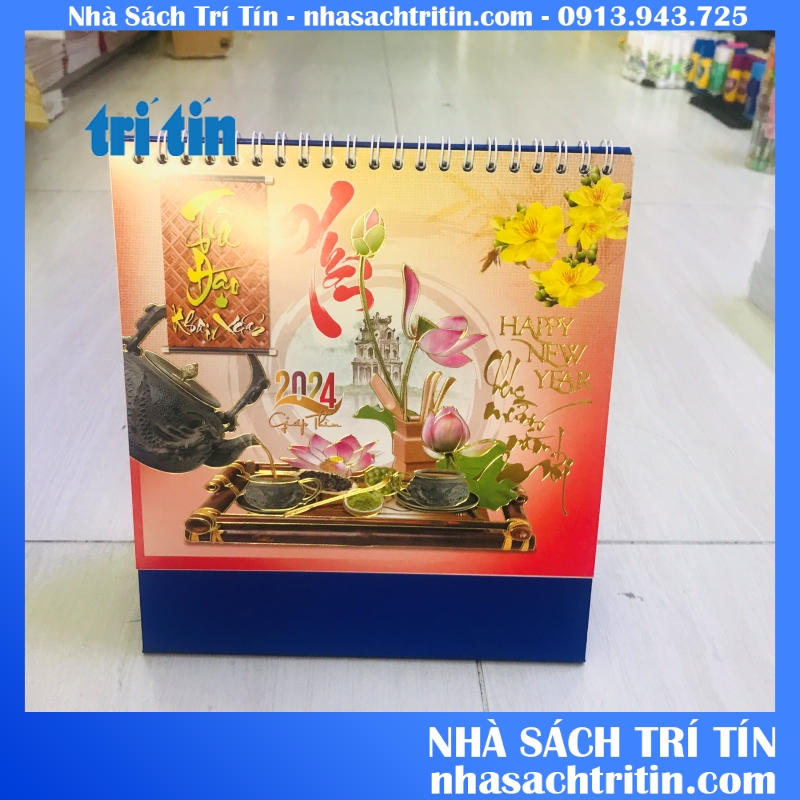 Lịch để bàn 2024 chữ A
