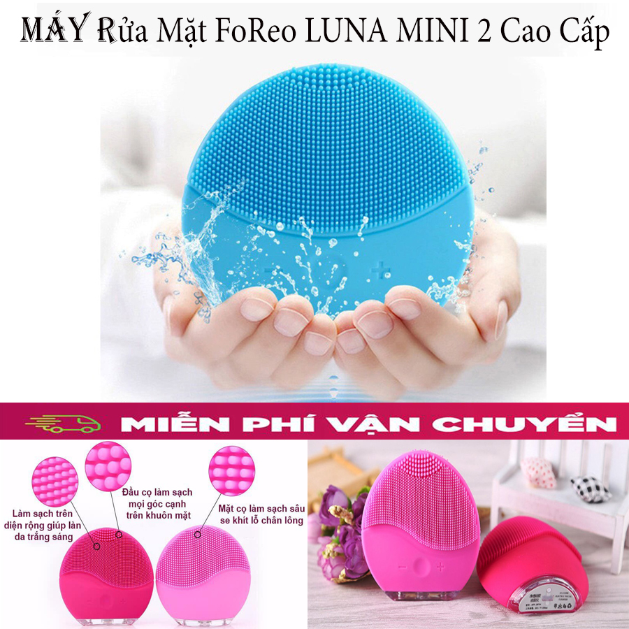 [Hcm]Máy Rửa Mặt Foreo Luna Mini 2 Cho Các Nàng Chăm Sóc Sắc Đẹp Máy Massage Loại Bỏ 100 - Bụi Bẩn - Làm Sạch Da Mặt Nhanh Chóng