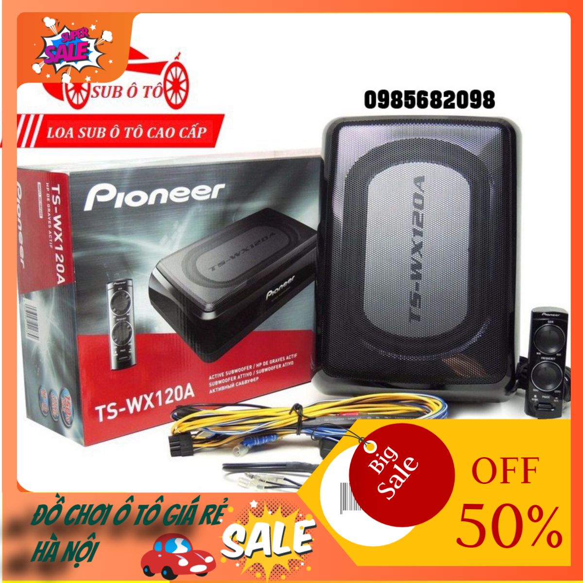 LOA SUB PIONEER 120A LOA SIÊU TRẦM ĐẶT GẦM GHẾ