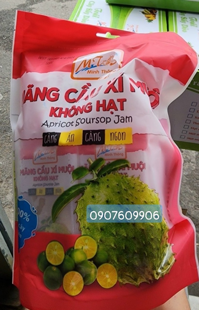 Mãng Cầu Sấy Muối Ớt 500G