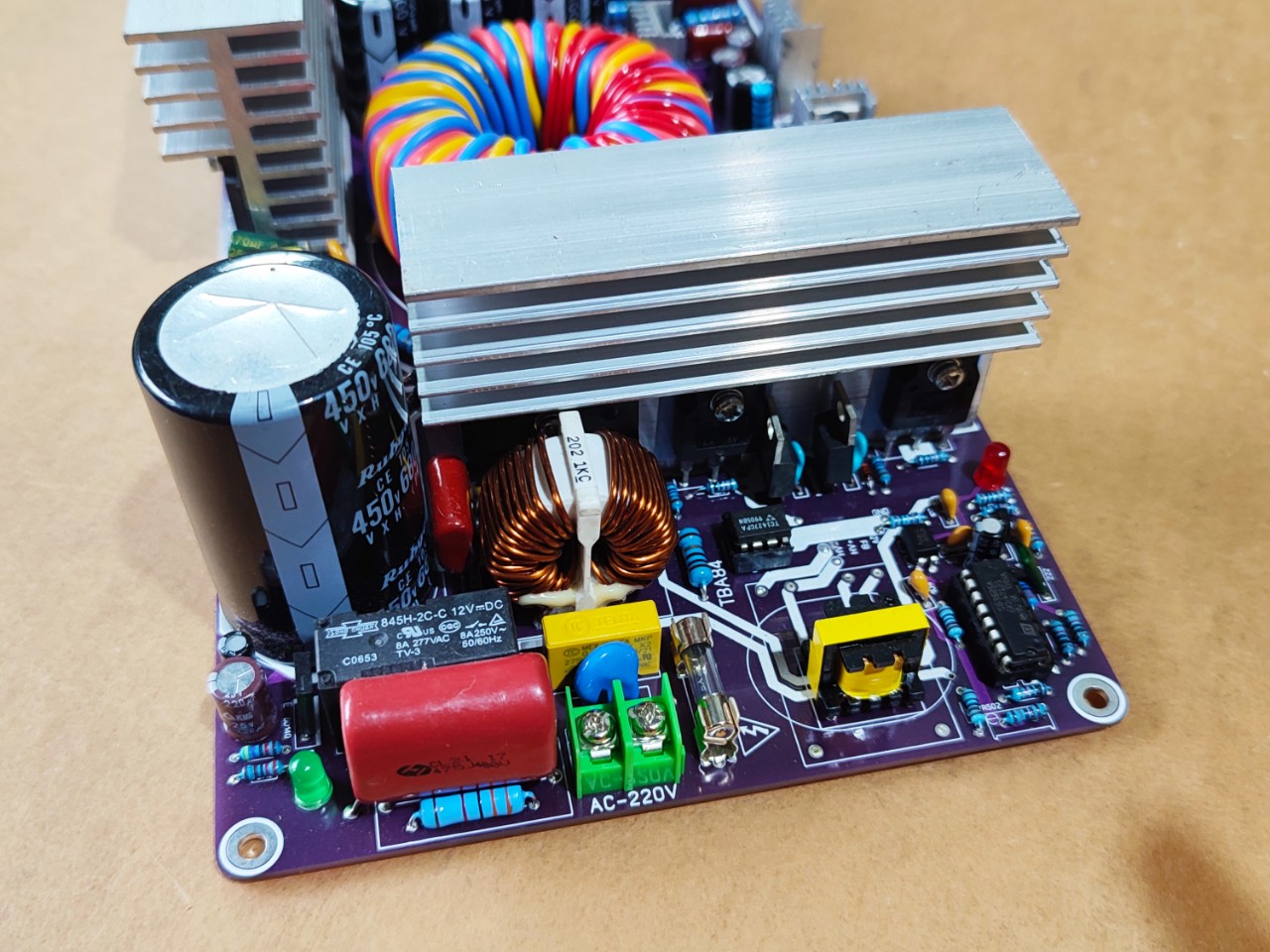 Mạch Công Suất ClassD Liền Nguồn 6 Fet Mono