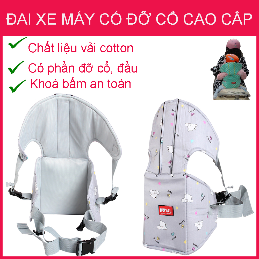 Đai Đi Xe Máy Cho Bé, Đai An Toàn Cho Bé Đi Xe Máy