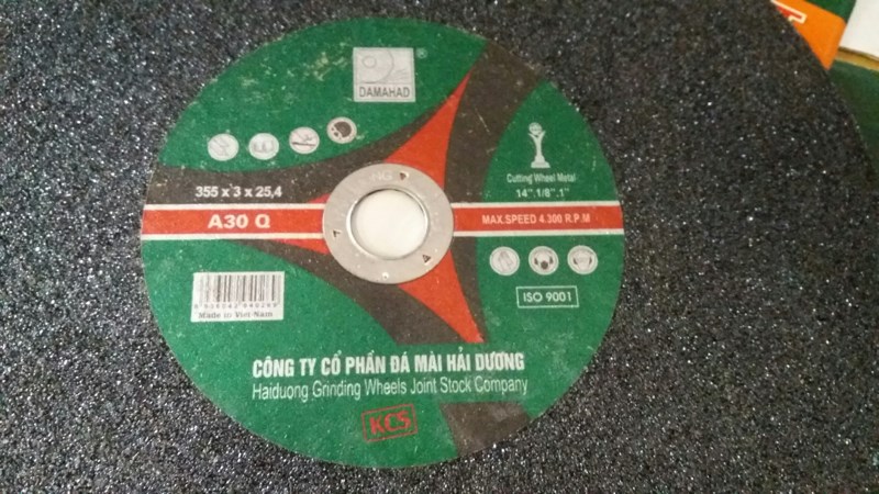 [HCM]Đá cắt Hải Dương 355mm cắt sắt thép
