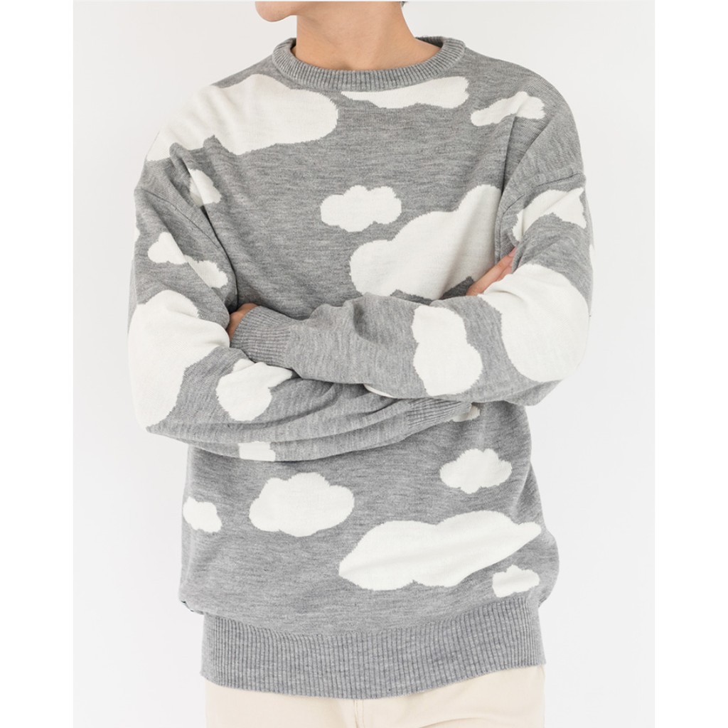Áo Nỉ Unisex Dài Tay SSSTUTTER Sky Sweater