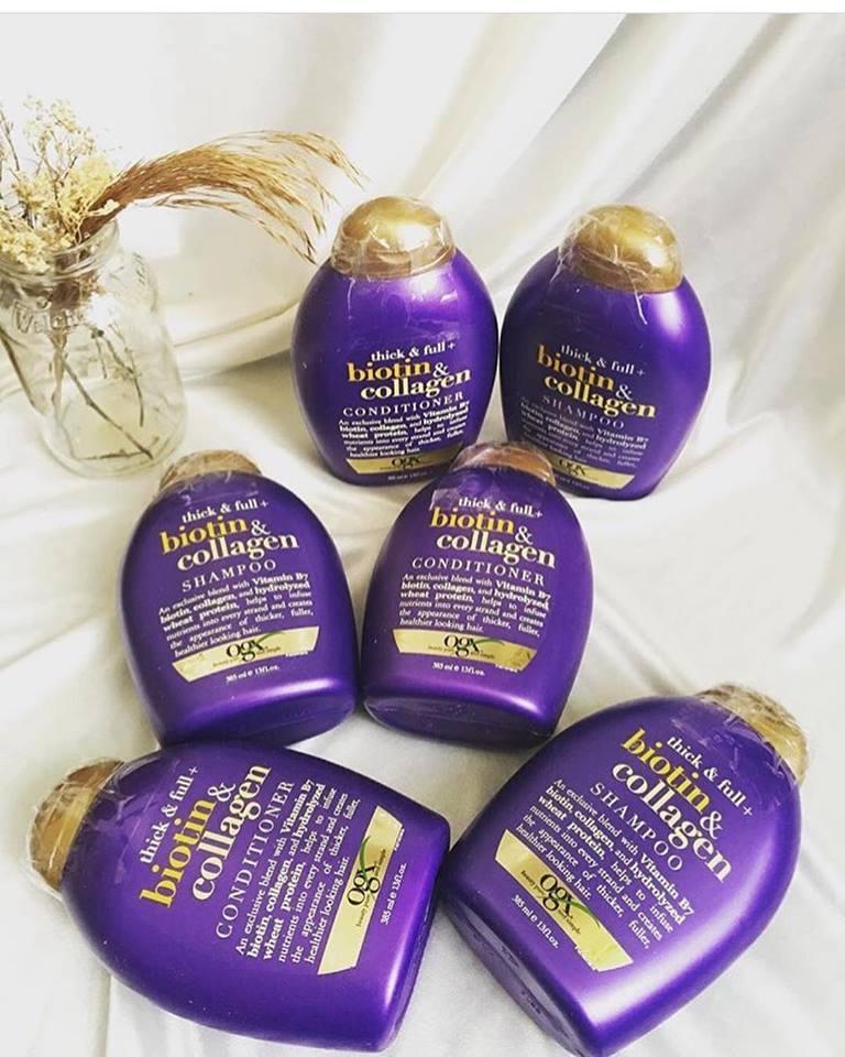 Dầu Gội Đầu Biotin & Collagen OGX 385ml