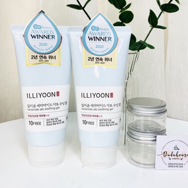 Gel dưỡng illiyoon Creamide Ato Soothing Gel Kem dưỡng dạng gel 175ml Duduhouse