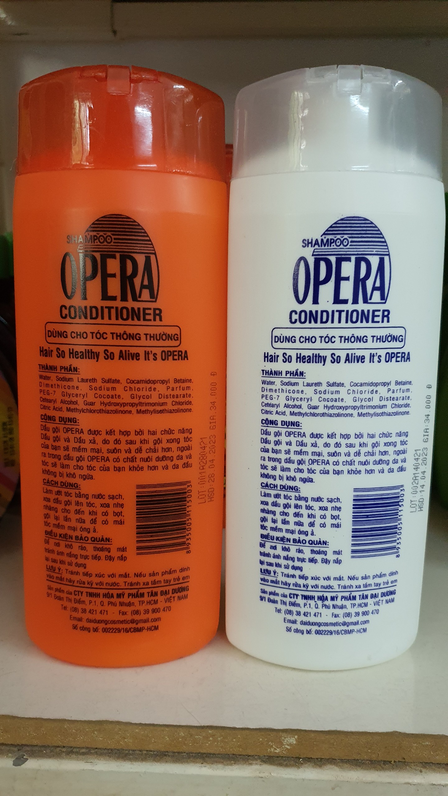 Dầu gội xả Opera 500ml