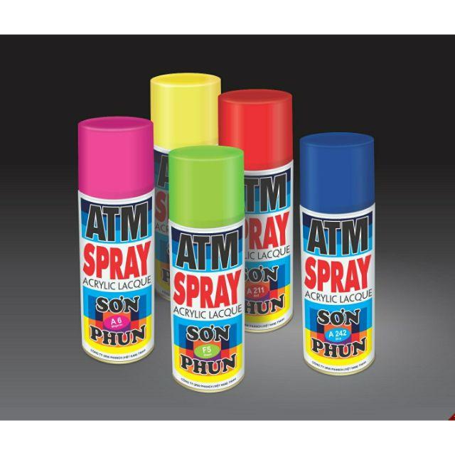 Bình sơn phun xịt ATM A211 400ml (Đỏ).