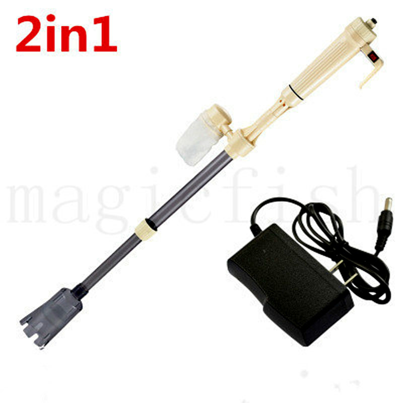 Jeneca AS 615B aquarium tank water changer, fecal suction and dewatering machine + power adapter