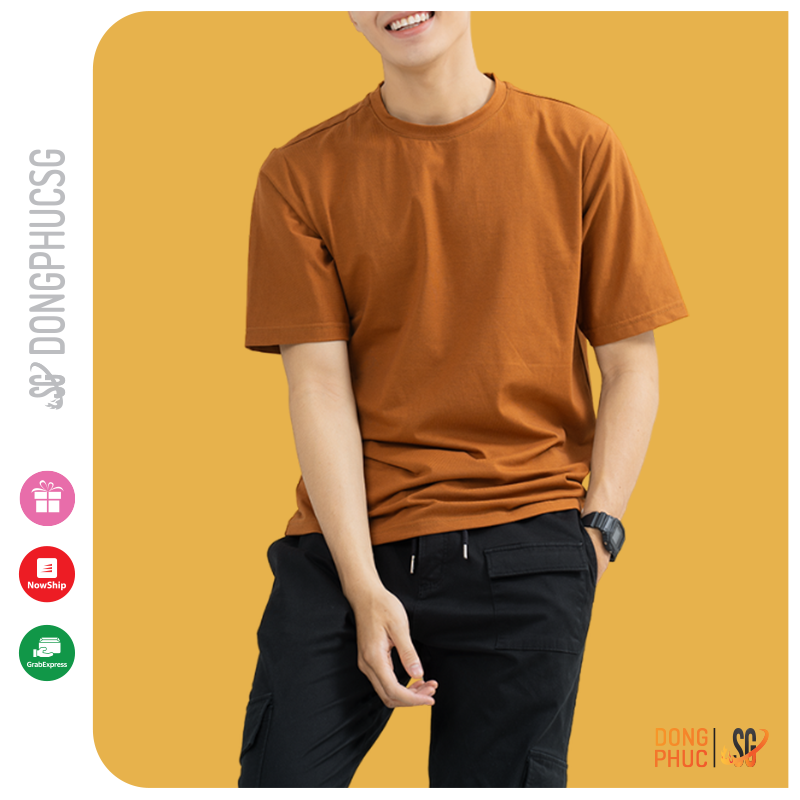 Áo phông trơn nam nữ thun nhiều màu basic tee form unisex ulzzang cá tính cổ tròn chất thun dày dặn DONGPHUCSG