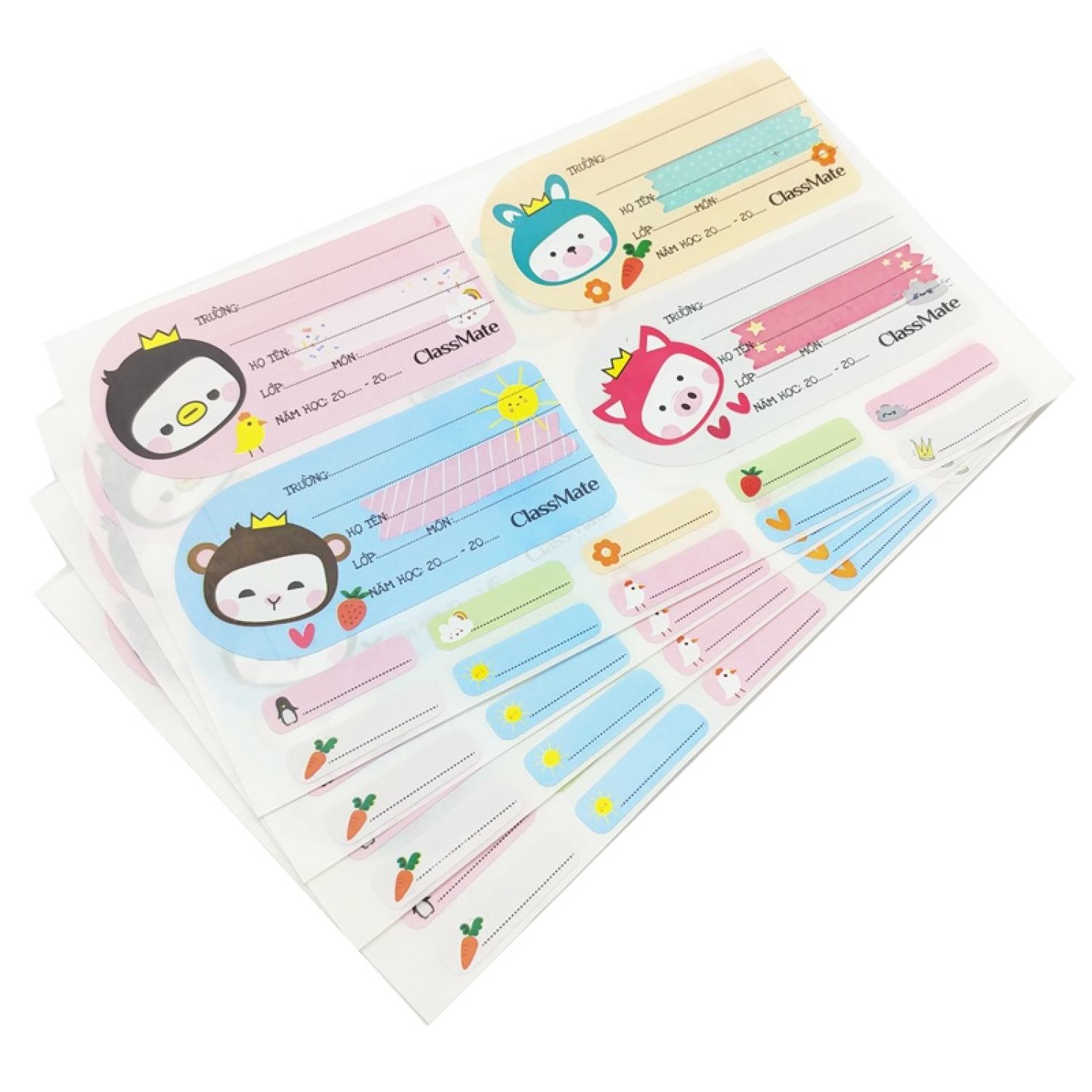 Nhãn vở Classmate Cartoon CL-NT222 (combo 2)