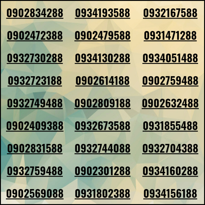 Sim đẹp phong thủy đầu 09 đuôi 88
