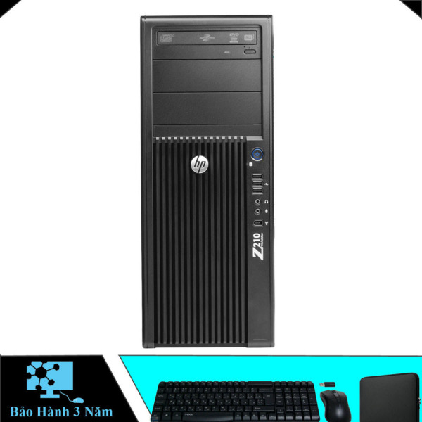Bảo Hành 3 Năm - Máy tính đồ họa 3D HP WORKSTATION Z210 MT Xeon E3-1225, Ram ECC 8GB, HDD 4TB, VGA Rời Quadro 600 + Quà Tặng