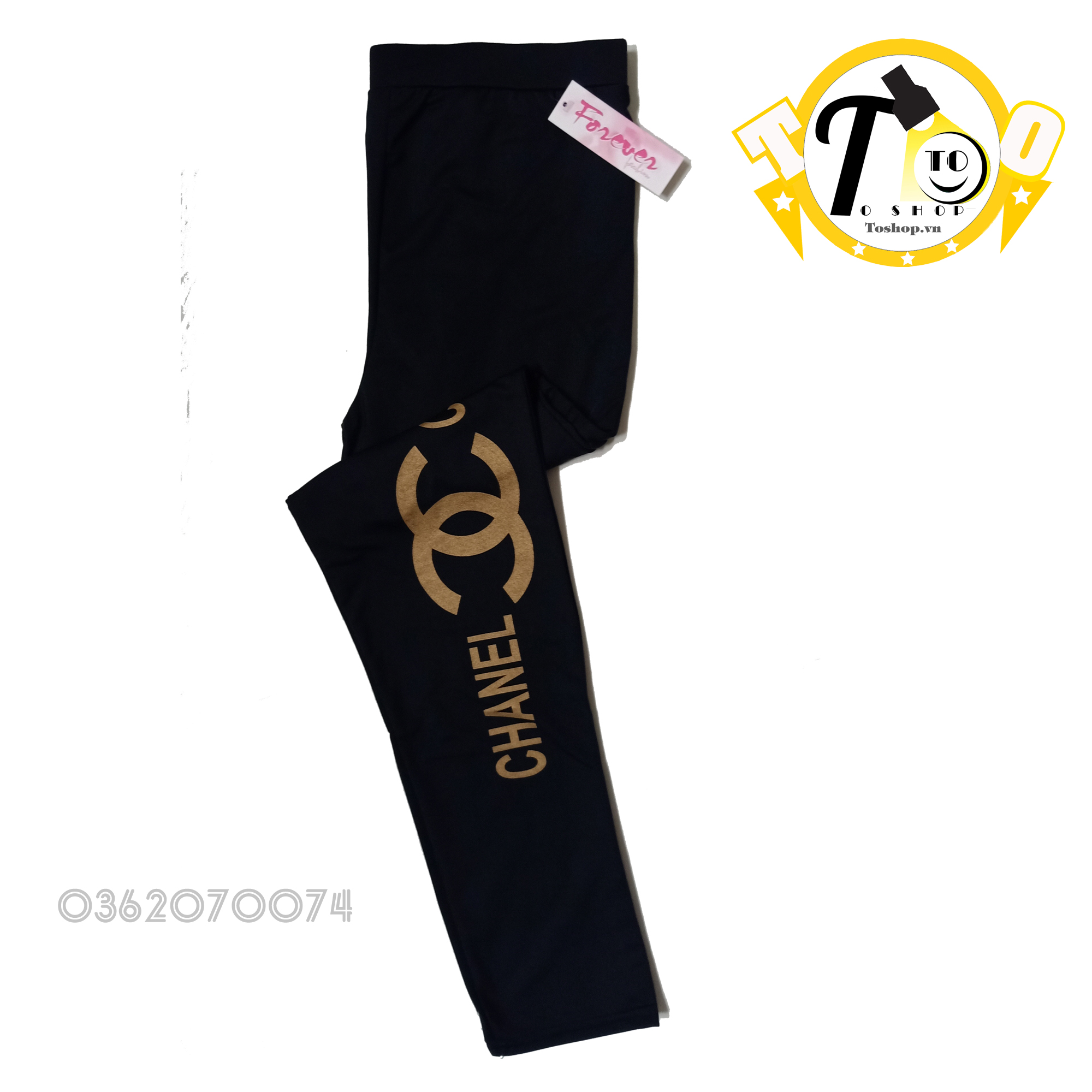 [HCM]Quần legging nữ - thun nữ in Cn Vàng [ảnh + video thật]