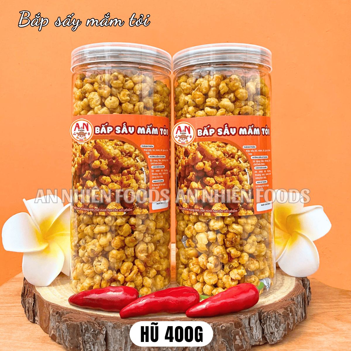 Bắp tỏi ớt (có video) {Khối lượng tịnh, không tính bao bì}