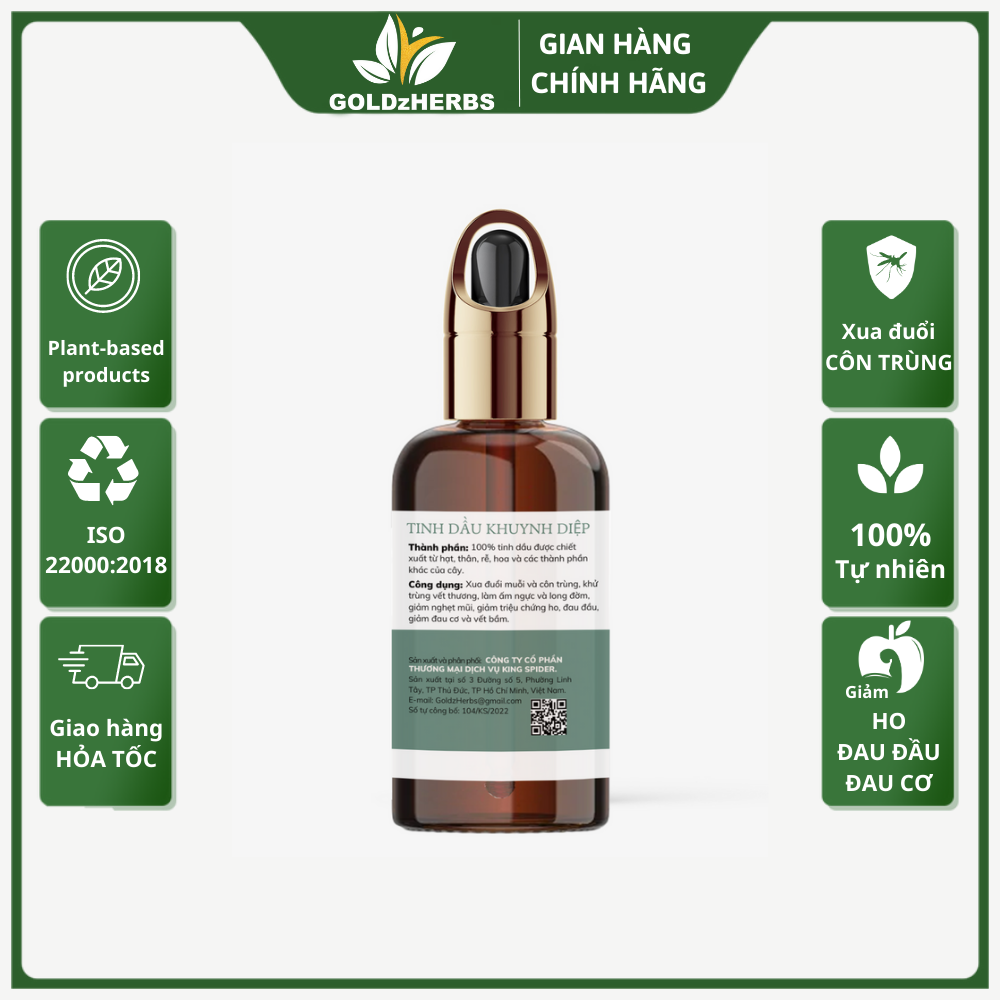 Tinh Dầu Khuynh Diệp Goldzherbs