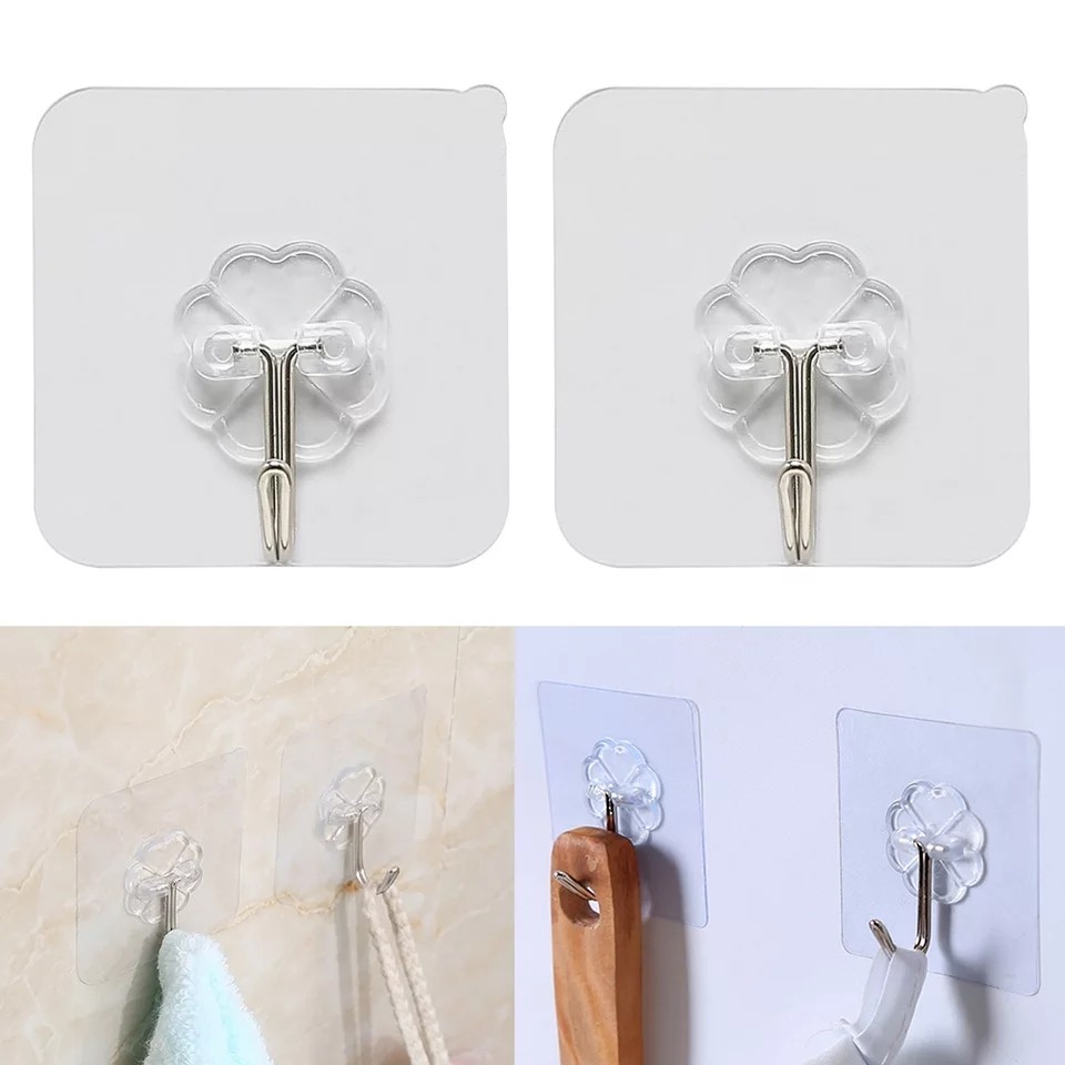 Combo 10 móc treo dán tường