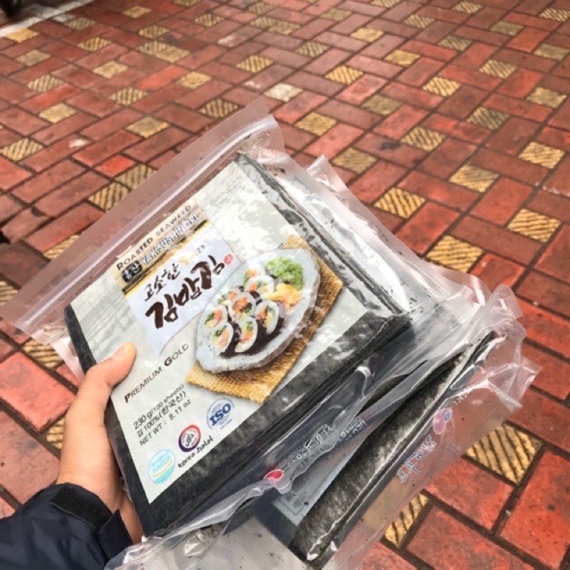 rong biển ( lá kim ) cuộn kimbap 100 lá