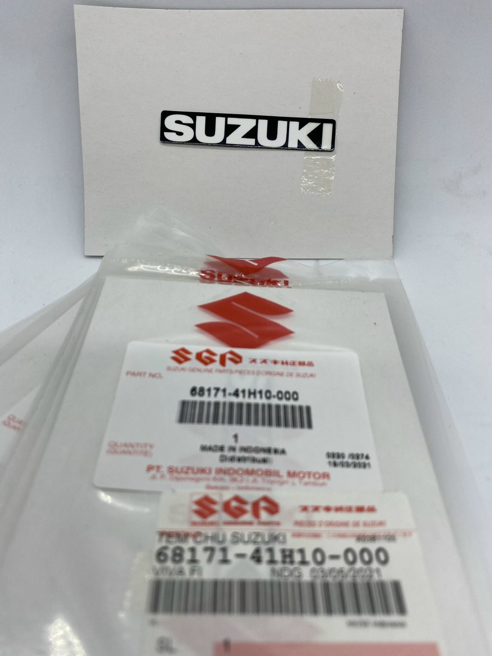 Rear Fender Emblem for Satria Fi Raider Fi Suzuki