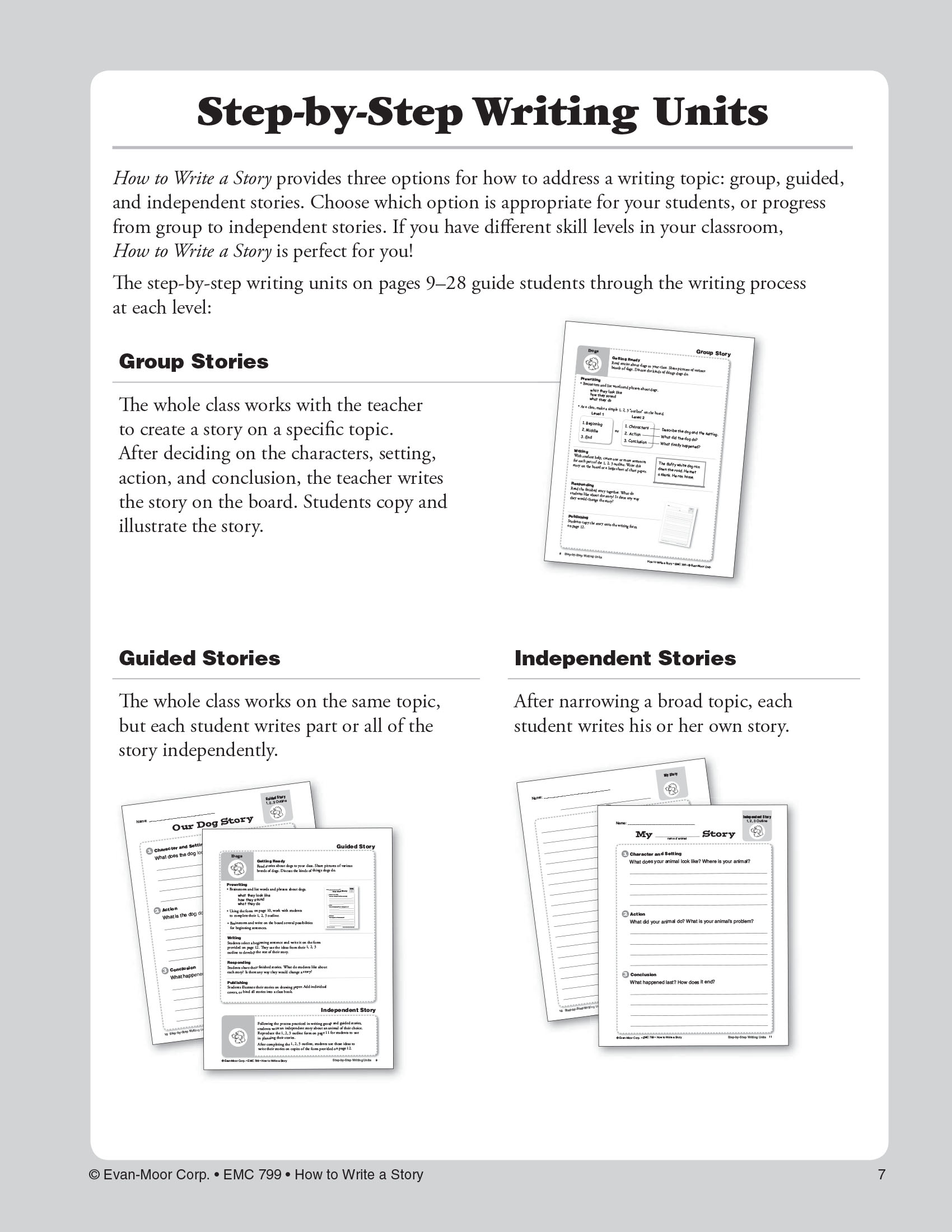 How to write a story grade 1-3 (Sách đen trắng)