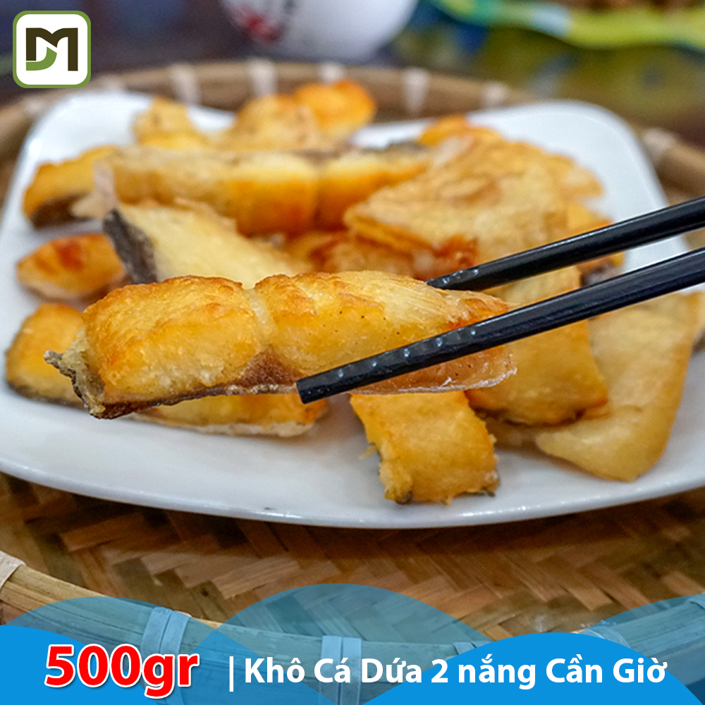 Túi 500gr khô Cá dứa 2 nắng Cần Giờ lóc xương nguyên con giá tận xưởng