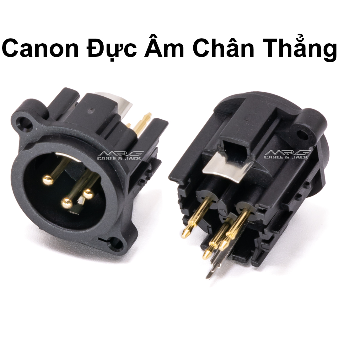 Jack Canon Âm Chân Cong (ổ cắm jack canong xlr) giá 1 chiếc.