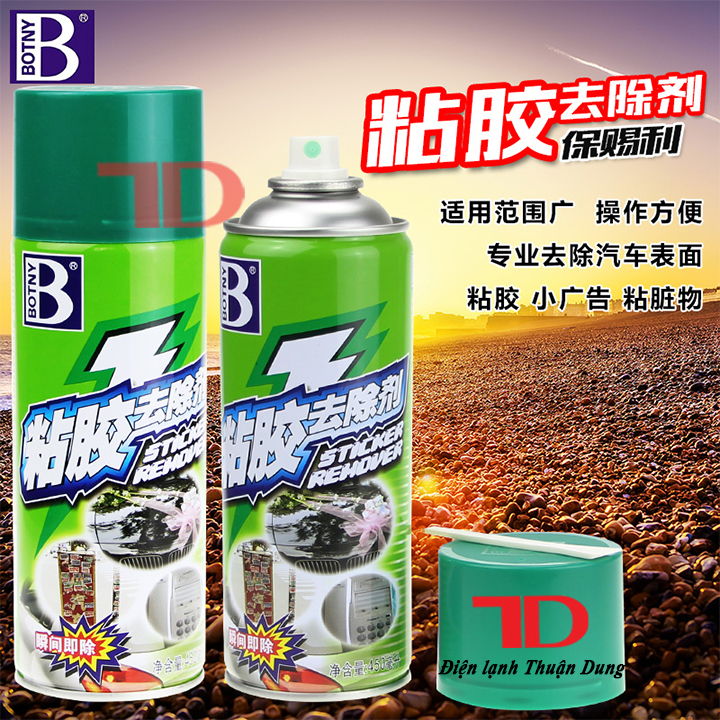 Dung dịch tẩy vết keo dán BOTNY Sticker Remover 450ml - Điện lạnh Thuận Dung