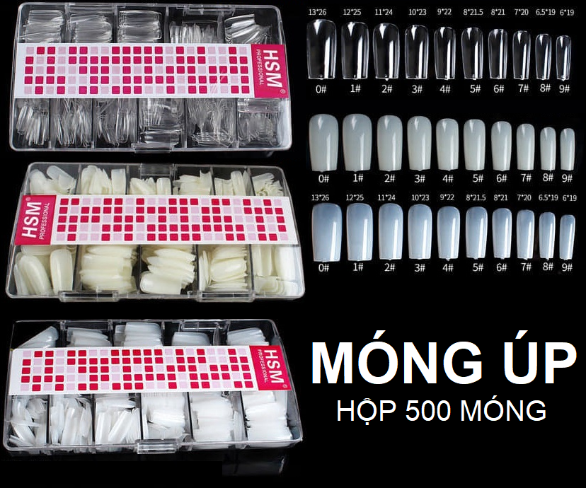 [HCM] Móng Úp Phom Vuông HSM Cao Cấp