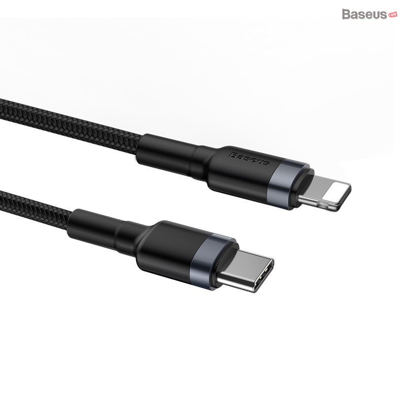 Cáp sạc nhanh Type C to Lightning Baseus Cafule PD 18W ( Type-C to Lightning Power Delivery Quick Charge & Data Cable ) - MTtech