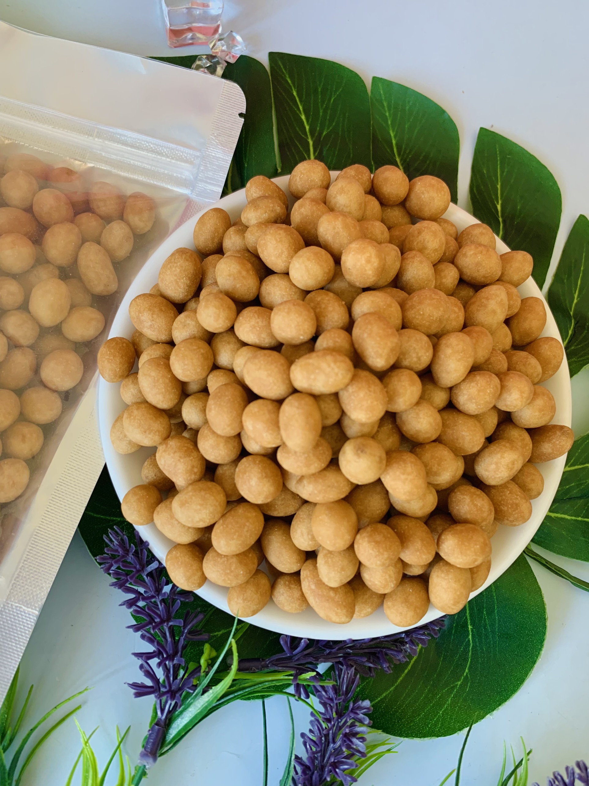 250g Đậu Phộng Da Cá Cốt Dừa Bò Đội Nón