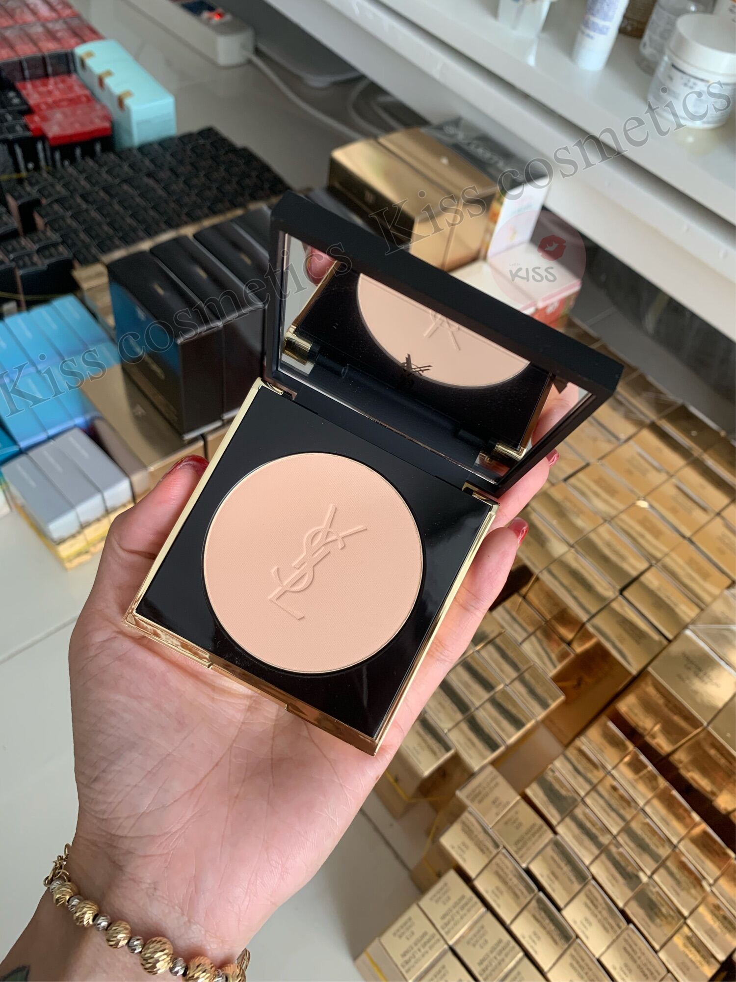 [FreeShip Max] - Phấn phủ Y*SL All Hours Setting Powder - Kiss cosmetics