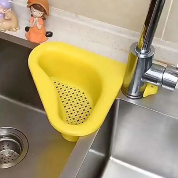 Bảng giá Rổ Nhựa Hình Tam Giác Dạng Lưới Lọc Rác Bồn Rửa Chén ( giao màu ngẫu nhiên)