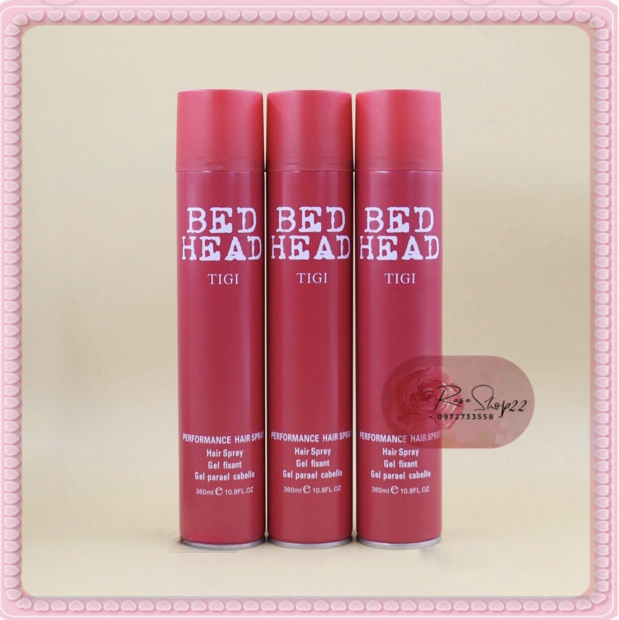 Tigi bed head hair spray 360ml
