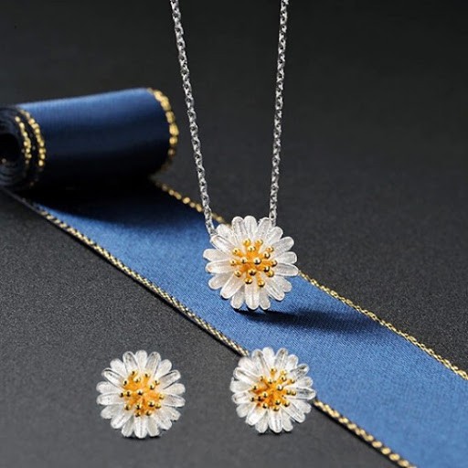 Dây chuyền bạc Daisy Mon Lilas D0420002