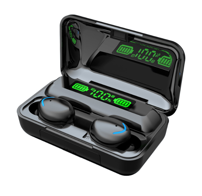 Tai nghe Bluetooth mini cao cấp thời trang F9-5C có mic đàm thoại cảm ứng vân tay + tặng Dock sạc tai nghe nhét tai bluetooth tai nghe thời trang tai nghe không dây