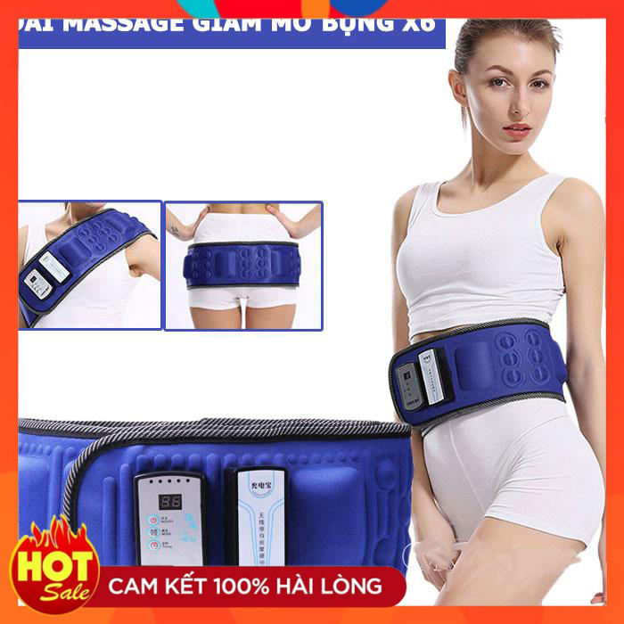 Đai massage đánh tan mỡ bụng x5 của nhật - đai nịt bụng rung masage giảm mỡ - đai massage đeo bụng , đai massage giảm eo - tay - đùi