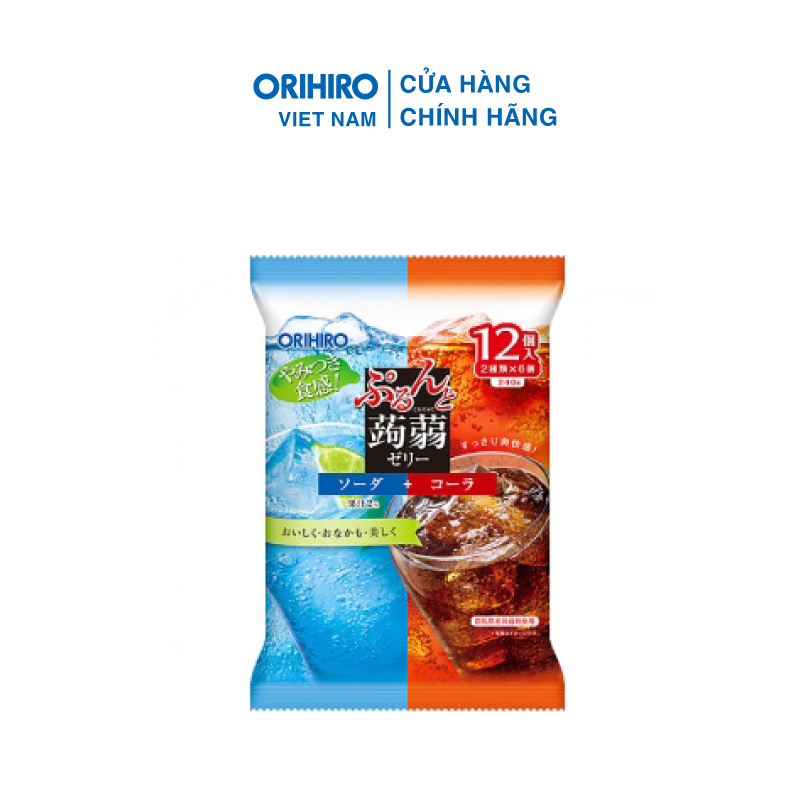 Thạch Orihiro vị Soda và Cola